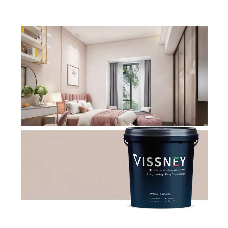 Vissney – peinture murale en Latex, excellente qualité, haute brillance/mate, peinture d'intérieur pour maison