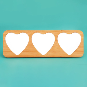 Subli-avanti artigianato di bambù sublimazione immagine in bianco per il regalo di natale di bambù cornice per la stampa a caldo - Product Image 6