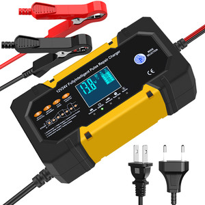 Chargeur de <span class=keywords><strong>batterie</strong></span> au plomb-acide intelligent à impulsions 12v24v10A, réparation, 12v10A 24v5A multifonctionnel pour scooters - Product Image 4