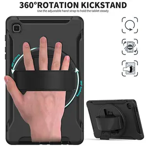 360 Roterende Stand Pc Tpu Hybrid Defender Case Voor Samsung Galaxy Tab A7 Lite 8.7 Inch Defender Shockproof Stand Tablet case
