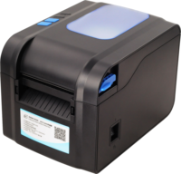 XP-370B imprimante d'étiquettes de codes à barres de bureau thermique directe 203dpi LAN noir blanc Compatible Windows/Linux pour le café de supermarché