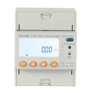 ADL100-EY Single-phase Prepaid&Postpaid Energy Meter active energy respectively on the frequency 50 Hz with RS485 communication