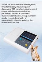 Équipement vétérinaire USMILEPET, électrocardiographe numérique 12 canaux UP-YK-PE-VE3B, homologation CE, classe I pour