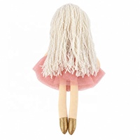 Poupée habillée CE EN71 ballerine pour bébés filles à la mode poupée de chiffon mignonne peluche peluche avec logo personnalisé modèle jouet