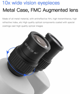 휴대폰 수리 및 납땜용 쌍안경 스테레오 현미경 스테레오 줌 현미경 0.7-4.5X (대형 작업대 포함) - Product Image 4