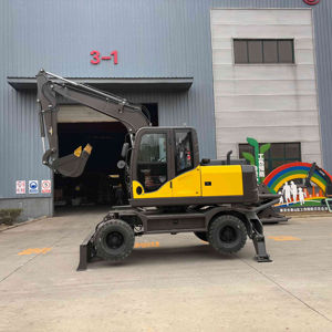 Giá rẻ <span class=keywords><strong>8ton</strong></span> bánh máy xúc 13ton <span class=keywords><strong>Wheel</strong></span> Máy xúc với XÔ TẬP tin đính kèm trên bán - Product Image 1