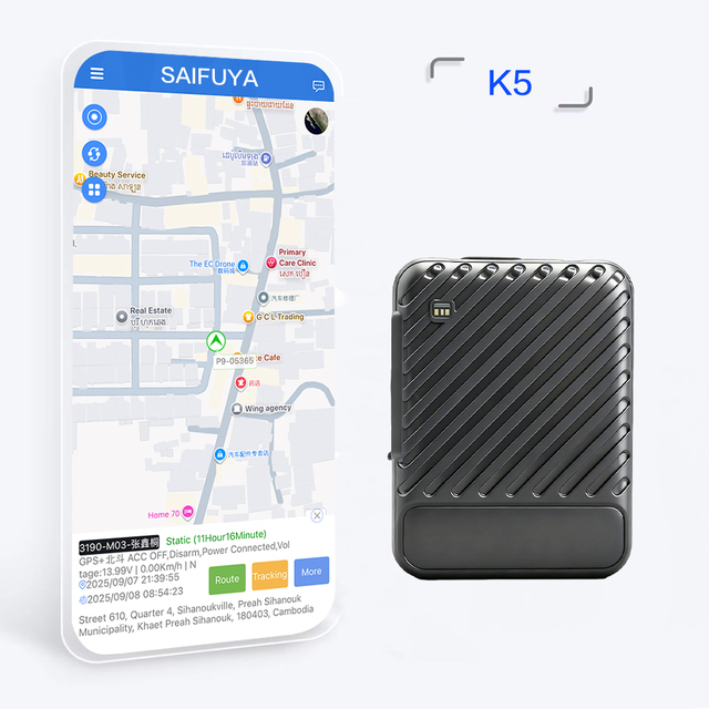 K5 2G GLONASS GSM GPS Tracker 10000mAh Long Standby Magnetic Vehicle Locator Real-Time WiFi Dual Mode Anti-theft Vibration PC
