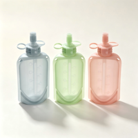 Sac de conservation de lait maternel en silicone de qualité alimentaire, pochette à jus réutilisable, sans BPA, anti-fuite, congélable, autoportant, pour boisson bébé, OEM
