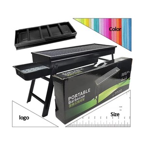 Fornello da Campeggio Portatile Pieghevole in Acciaio al Carbonio, Accessorio da Cucina in Acciaio Inox per Adulti - Product Image 1