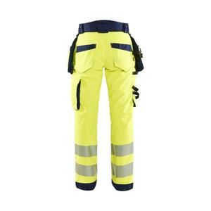 BLAKLADER - 711825133389C40 Pantalon softshell haute visibilité pour femme Jaune/Bleu marine-EAN 7330509877647 HI-VIS WORKWEAR - Product Image 2