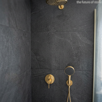Nouveauté : Revêtement mural en pierre d'ardoise écologique, imperméable et durable pour cuisine, salle de bain, intérieur et extérieur – Prix de gros