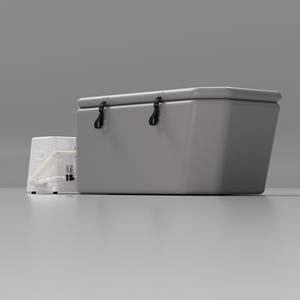 Baignoire gonflable portable à bords incurvés pour bain froid, intérieur et extérieur, avec contrôle Wi-Fi, nettoyage à l'ozone et refroidisseur 1HP - Product Image 1