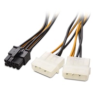 Double adaptateur d'alimentation SATA à angle droit séparateur en Y vers connecteur MOLEX câble Double SATA