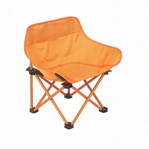 Chaise de camping et de randonnée pliable en fer, portable, moderne, type chaise lune, pour jardin, pique-niques, pêche, plage, extérieur - Product Image 1
