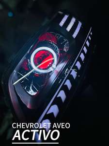 Nuevas Luces LED DRL <span class=keywords><strong>de</strong></span> 12V Personalizadas para <span class=keywords><strong>Chevy</strong></span> AVEO 5D, Luces <span class=keywords><strong>de</strong></span> Circulación Diurna con <span class=keywords><strong>Ojo</strong></span> <span class=keywords><strong>de</strong></span> Ángel, Marca Guangdong Factory, Animación WRGB - Product Image 4