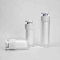Flacon Pompe Airless Double Compartiment Luxe Mat Givré en PP pour Cosmétiques, 15ml, 30ml, 50ml, 100ml – Vente en Gros