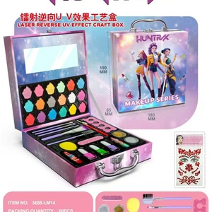 Ensemble de maquillage complet pour enfants K-POP avec trousse de maquillage, cadeau d'anniversaire pour enfant, jouet de beauté, trousse de maquillage pour filles - Product Image 5