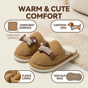 Al por mayor Yearning Unisex Invierno Pantuflas Cerradas Impermeables Transpirables Ligeras de Felpa de Cintura Gruesa para Masaje de Pies - Product Image 3