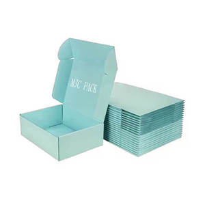 Logotipo personalizado ropa <span class=keywords><strong>vestido</strong></span> envío correo cajas de embalaje regalo reciclable caja de papel corrugado - Product Image 1