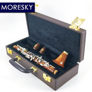 Clarinete MORESKY Eb de Madera de Redwood Mopane/Ebano, Niquelado, 18 Llaves, Personalizado ME8 - Product Image 2