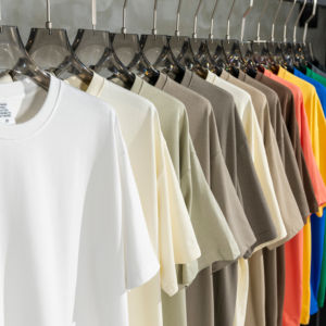 เสื้อยืดโอเวอร์ไซส์2024 345แกรมสำหรับผู้ชายเสื้อยืดผ้าฝ้ายพิมพ์ลายไหล่ปล่อยปล่อยได้หรูหรา - Product Image 1