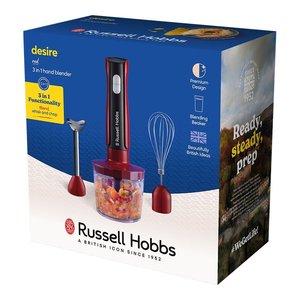 Batidora de inmersión 500W DESIRE 3en1 Rojo y Negro 27140 56 - Product Image 2