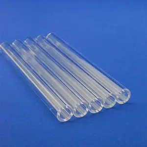 실험실 고품질 명확한 석영 유리 파이프 석영 튜브 제조 업체 도매