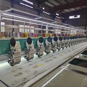 fabrik direkt neu grün flachstickerei hut stickerei 9 nadeln 18+1 kopf stickmaschine