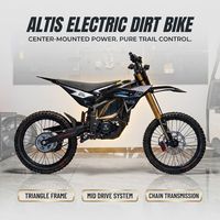 Moto électrique tout-terrain haute puissance Altis Sigma 2026, moteur central 25 kW, 80 MPH, batterie 97,2 V 35 Ah