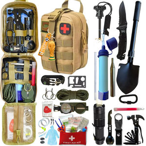 Kit de Primeros Auxilios Compacto SOS Táctico para Llavero, Equipo de Supervivencia para la <span class=keywords><strong>Copa</strong></span> Mundial 2026, para Senderismo, Emergencias y Supervivencia - Product Image 1