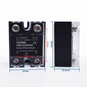 XURUI 40A 24V Dc Ssr Relay SSR-DD2540