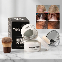 Poudre capillaire NIZO RICK pour retouche des racines, correcteur de cheveux, waterproof, longue tenue, couvrance des cheveux gris, marque privée, pour femmes et hommes