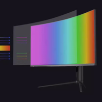 34" Curved Screen All in One Gaming PC Core I7 16GB RAM 1TB SSD OEM Monoblock AIO Desktop PC All in One Computer Monoblock