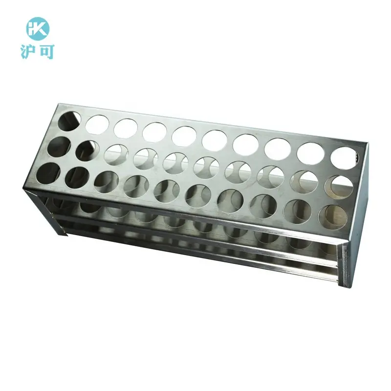 Huke customized logo and size stainless steel function of test tube rack holder