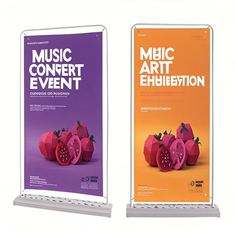 Base Metal Trade Show Adjustable Sign
