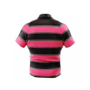Maillots de rugby personnalisés de haute qualité, respirants, à séchage rapide, tissu anti-humidité, maillot d'équipe avec logo, numéros et noms - Product Image 5