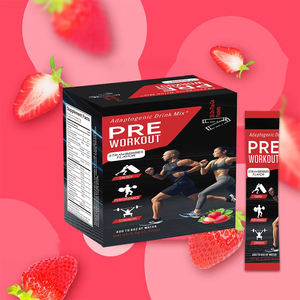 WELLBODY Suplemento Preentrenamiento Certificado ISO Etiqueta Privada Creatina Monohidrato y BCAA Polvo Energy Boost 270/bolsa para Adultos - Product Image 2