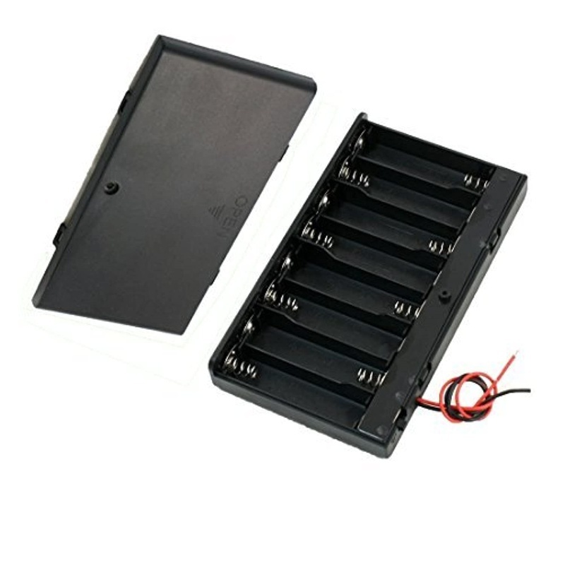 Plastic 12V 8AA Battery Holder Case