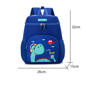 <span class=keywords><strong>Zaino</strong></span> per Bambini Regolabile e Traspirante, Design Carino con Dinosauro, Ideale per Asilo - Product Image 2