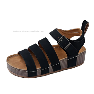 Women Summer Thick-Soled European American Roman <b>Sandals</b> New Open-Toe Platform <b>Sandals</b> - Product Image 5