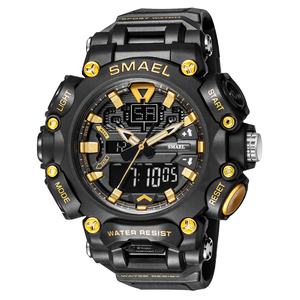 Reloj de Pulsera Deportivo SMAEL 8053, Reloj Digital LED Resistente al Agua para Hombre, Reloj de Plástico con Doble Hora - Product Image 5