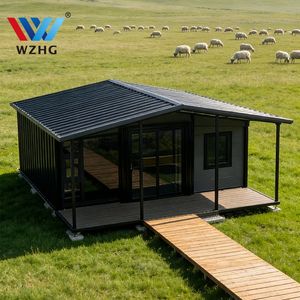 Maison conteneur de luxe mobile, 20 et 40 pieds, 2, 3 ou 4 chambres, construction rapide, extensible, pour la famille, Australie - Product Image 1