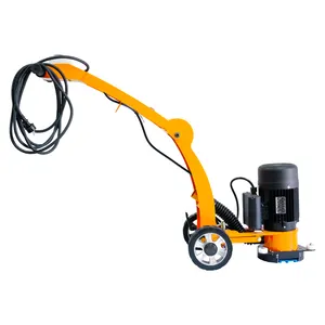High quality 1.3W/2.2KW hand held concrete polishing machine durable portable floor grinder for construction work