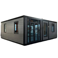 Casa Contenedor de Acero Expandible Personalizada, Villa Prefabricada Modular con Diseño Moderno para Uso Residencial con Dormitorios