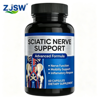 Capsules OEM pour le nerf sciatique avec acide alpha-lipoïque et supplément de curcuma pour le soulagement de la sciatique