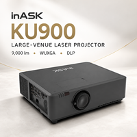 Projecteur laser DLP InASK KU900 9000 lumens avec contraste élevé 360 °   Projection pour réunions, adaptée à divers scénarios d'application