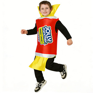 Costume de bonbons Jolly Rancher pour enfants - Tunique amusante pour cosplay alimentaire, idéale pour Halloween, les fêtes scolaires et les carnavals, convient aux garçons et aux filles - Product Image 5