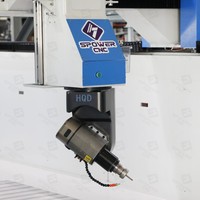 Routeur CNC 5 axes pour le travail du bois avec rotation à 360° °   Broche rotative pour la sculpture et le fraisage 3D sur toute la surface