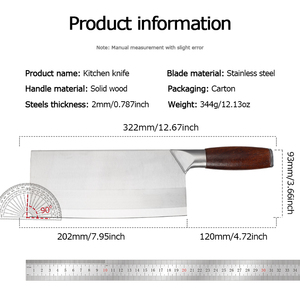 Best-selling high-quality professional and food-grade stainless steel Chinese kitchen <b>knives</b>, Chinese meat <b>Slicing</b> <b>Knives</b> - Product Image 3
