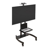 D910M Soporte de TV Popular de 75 pulgadas para TV LCD/Plasma de 32-75 pulgadas Carro de carrito de TV ajustable en altura